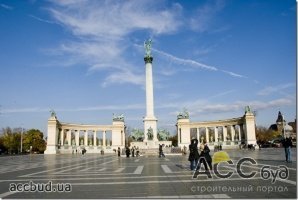 Монументальная Площадь Героев в Венгрии